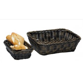 Brdkurv plast sort/brun 1/2 GN 100 mm.  