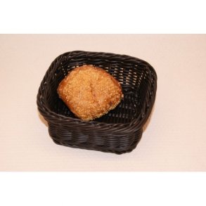 Brdkurv sort plast 16x16 cm.  